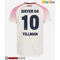 Moške Nogometnih dresov Bayer Leverkusen Malik Tillman #10 Gostujoči 2025-26 Kratki rokavi